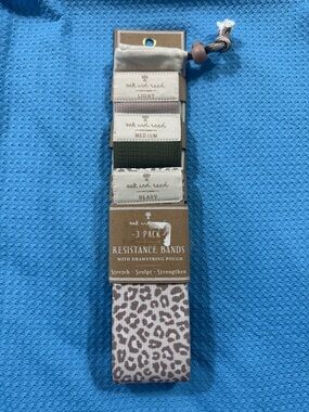 OAK & REED
Three Pack Multicoloured Resistance
Bands